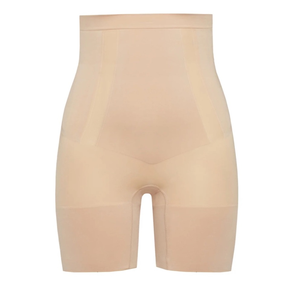 SPANX SHAPEWEAR OnCore High-Waisted Mid-Thigh Short Soft Nude XL-XXL